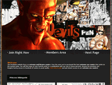 Tablet Screenshot of devilspen.com